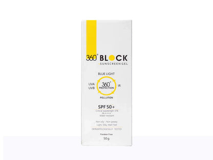 360 Block Sunscreen Gel spf 50+, 50gm