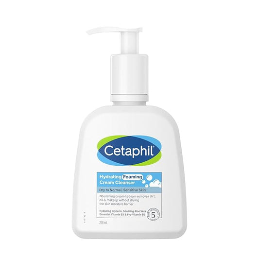 Cetaphil Hydrating foaming Cream Cleanser 236ml