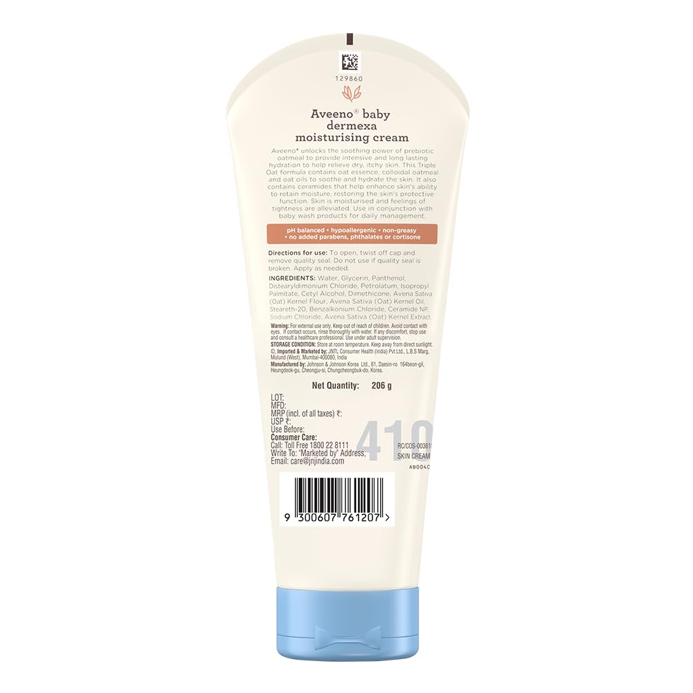 Aveeno Baby Dermexa Moisturising Cream 206gm
