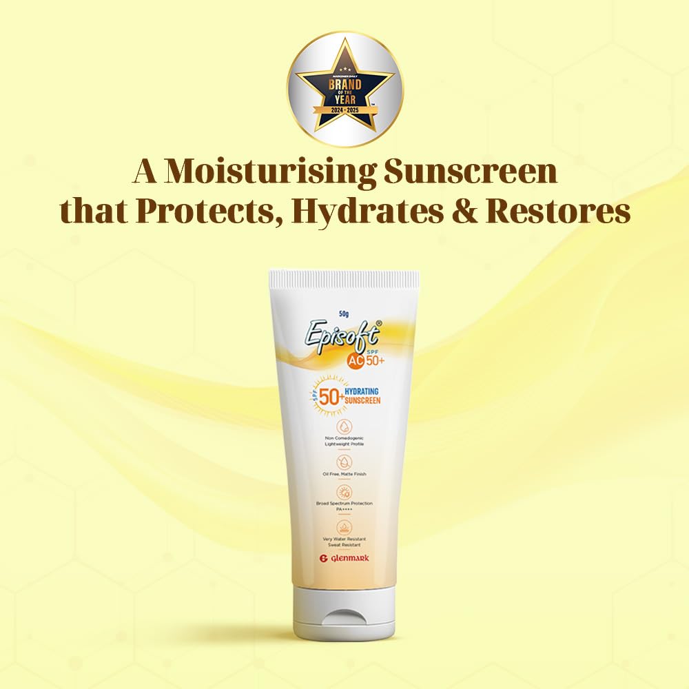 Episoft AC SPF 50 + Hydration Sunscreen 50gm