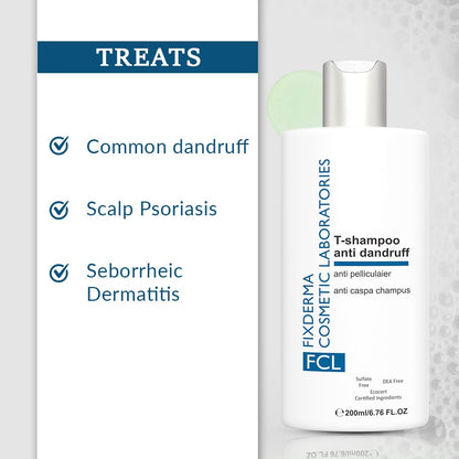 Fixderma T-Shampoo anti dandruff, 200ml