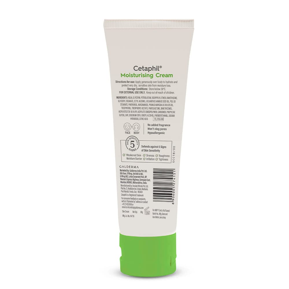 Cetaphil Moisturising Cream, 80gm