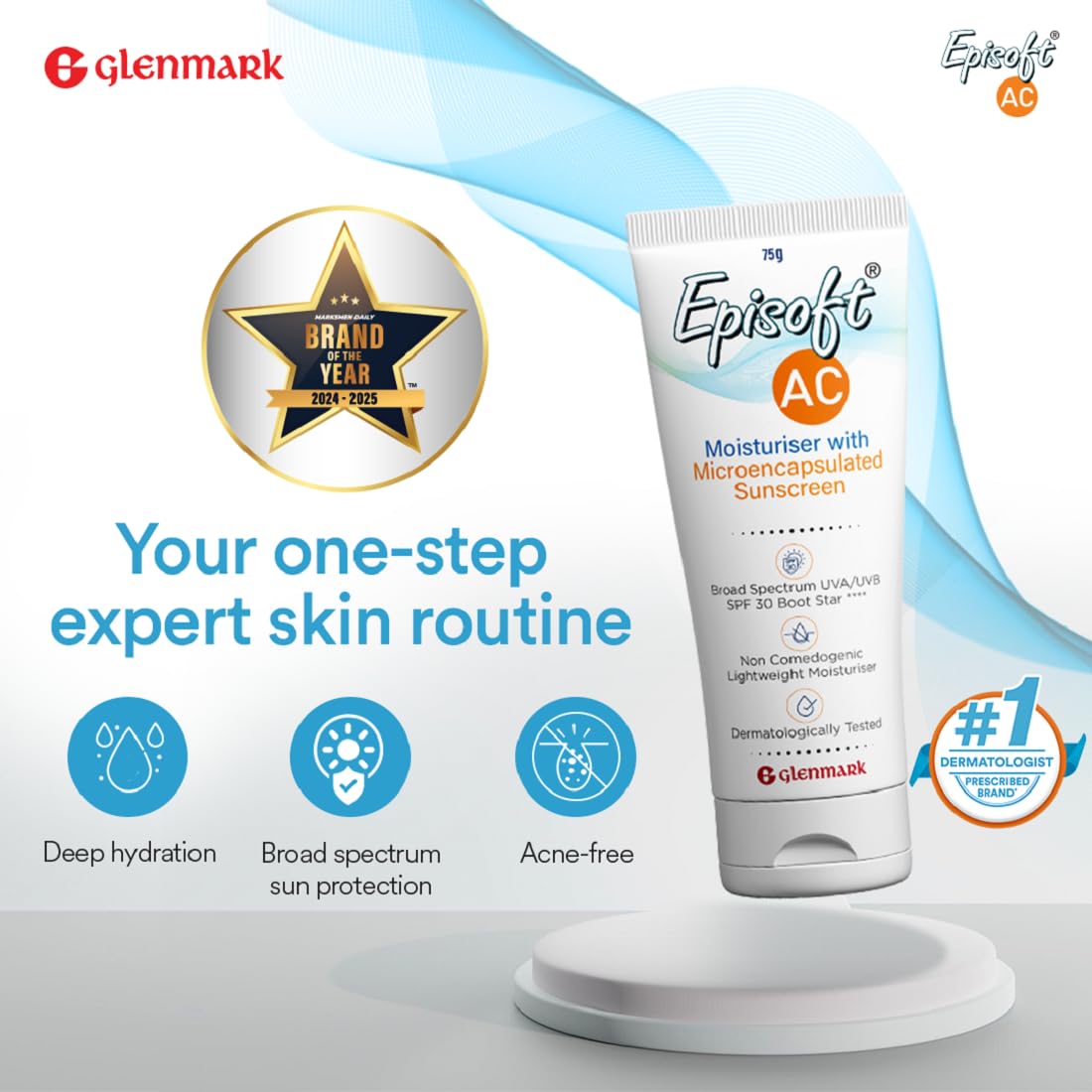 Episoft AC Sunscreen Cream SPF 30, 75gm