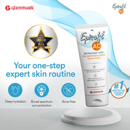 Episoft AC Sunscreen Cream SPF 30, 75gm