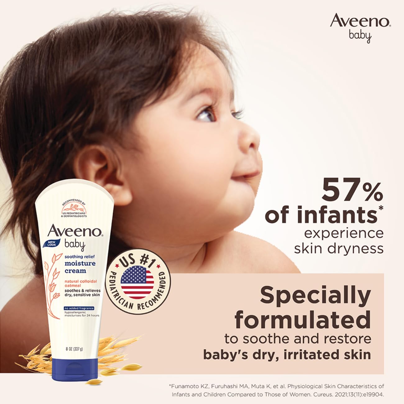 Aveeno Baby Soothing Relief Moisture Cream, 227gm