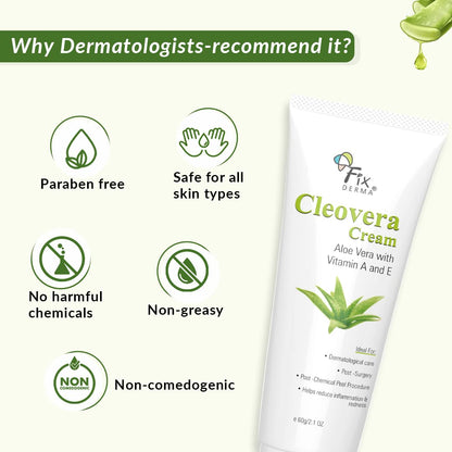 Fixderma Cleovera cream 60GM,  PACK OF 2