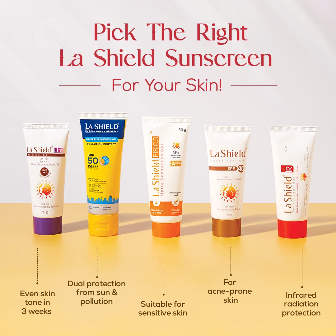 La Shield IR Sunscreen Gel SPF 30 (60GM)