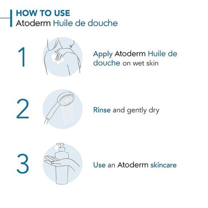 Bioderma Atoderm Huile De Douche Ultra Cleansing Oil, 200ml