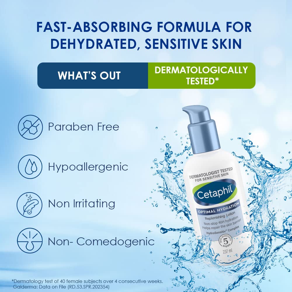 Cetaphil Optimal Hydration Replenishing Body Lotion 237ml