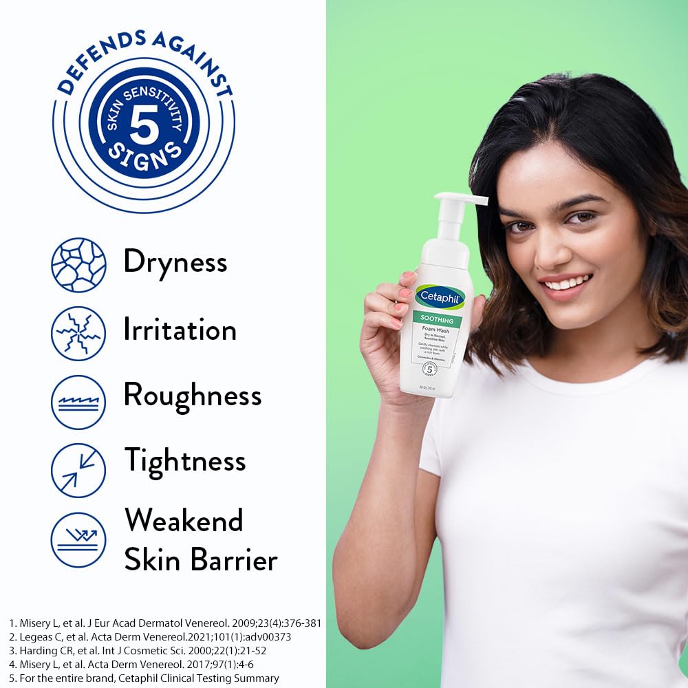 Cetaphil Soothing Foam Wash 200ml
