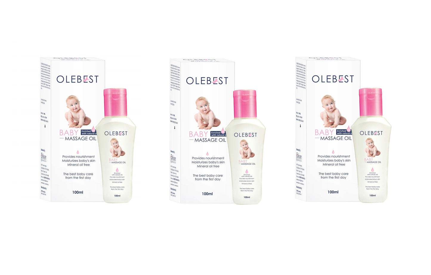 Olebest Baby Massage Oil, 100ml