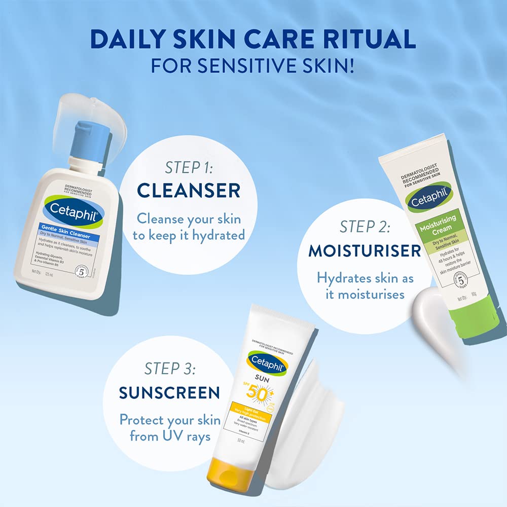 Cetaphil Face Wash Gentle Skin Cleanser for Dry to Normal, Sensitive Skin
