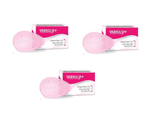 Vizigly+ plus Transparent Glycerine Soap, 100gm
