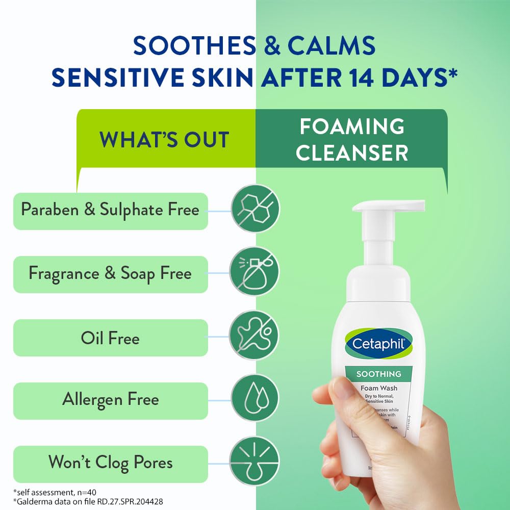 Cetaphil Soothing Foam Wash 200ml