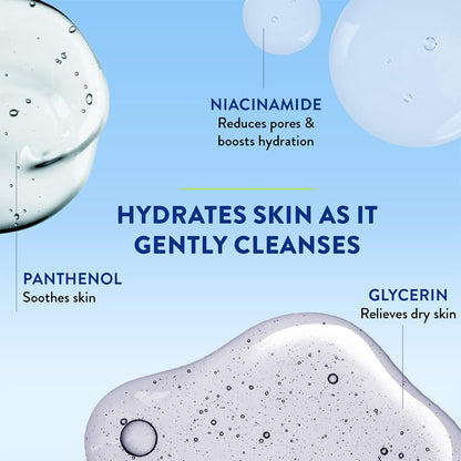 Cetaphil Face Wash Gentle Skin Cleanser for Dry to Normal, Sensitive Skin