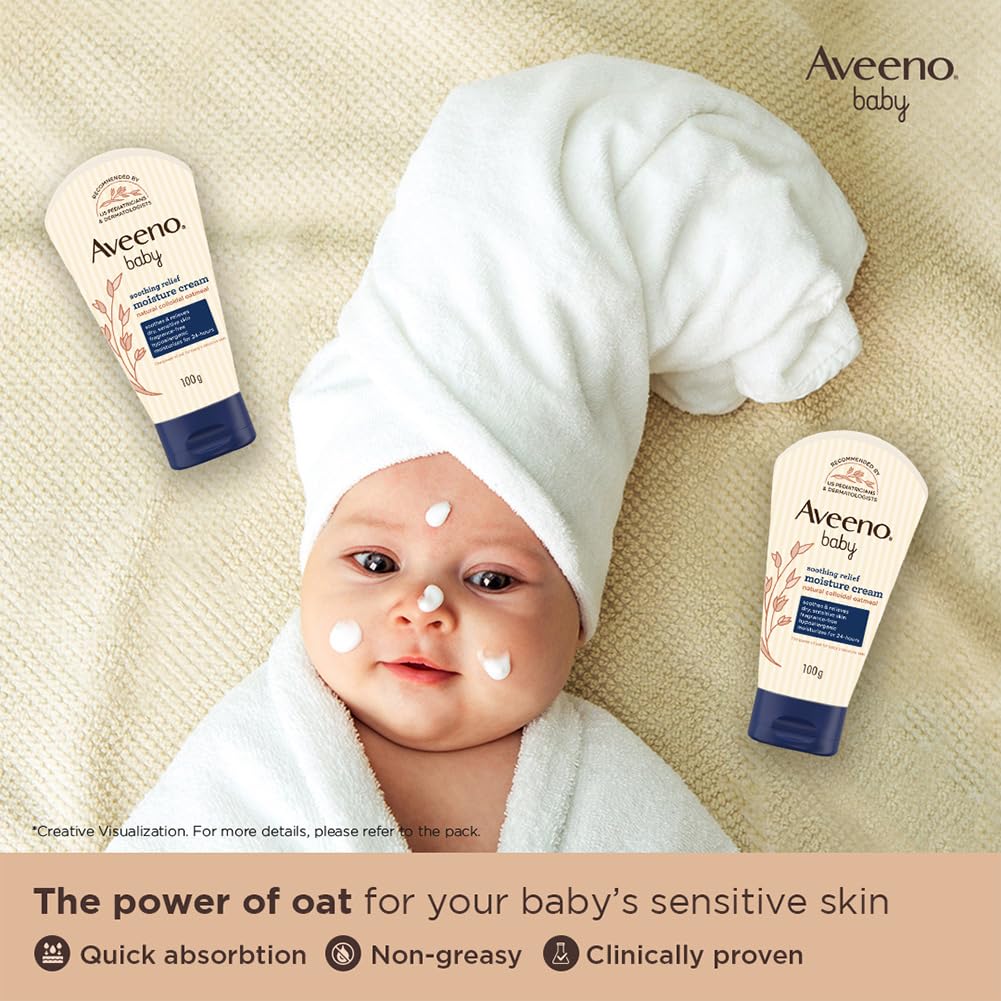 Aveeno Baby Soothing Relief Moisture Cream 100gm