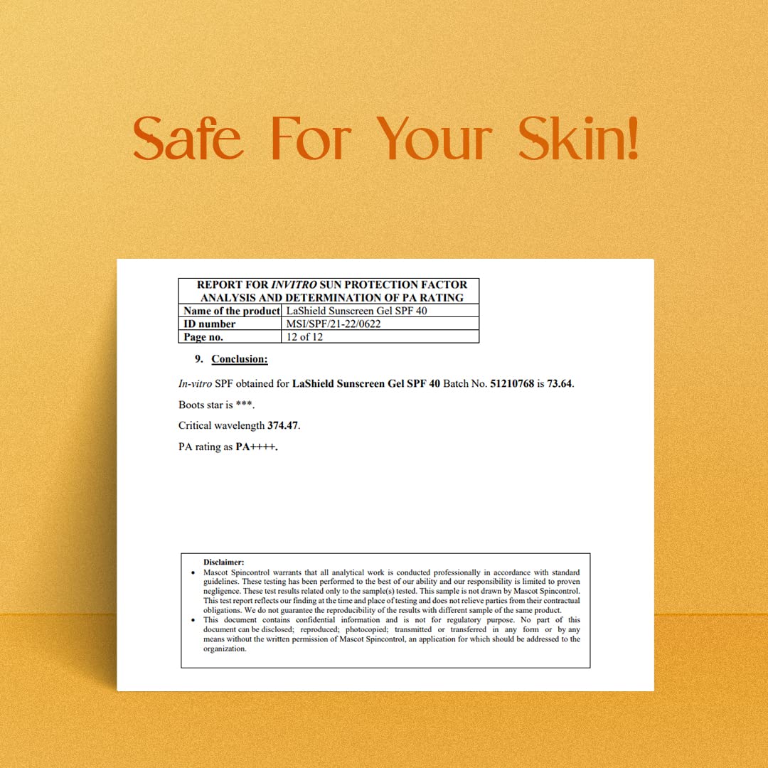 La Shield Sunscreen Gel SPF 40 50gm