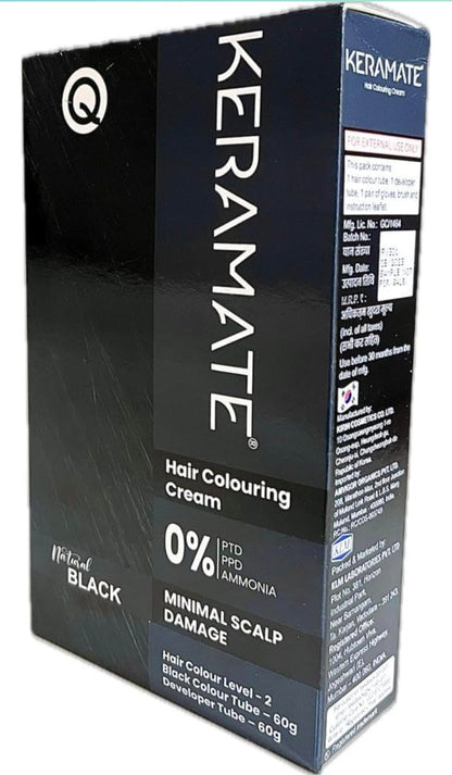 KeraMate Hair Colouring Cream 60gm+60gm (120gm)