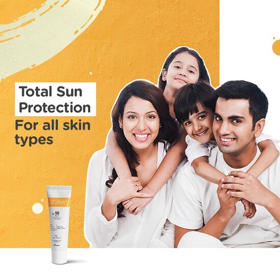 UV Doux Silicone Sunscreen Gel SPF 50, 50gm