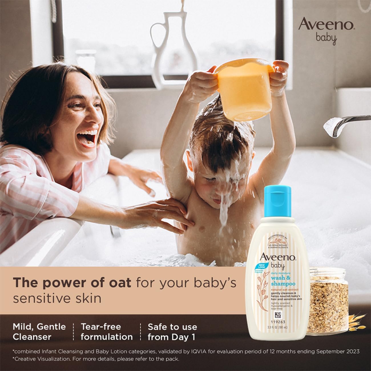 Aveeno Baby Daily Moisture Wash and Shampoo