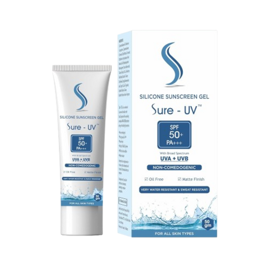 Sure-UV Silicone Sunscreen Gel SPF 50 PA+++, 50gm