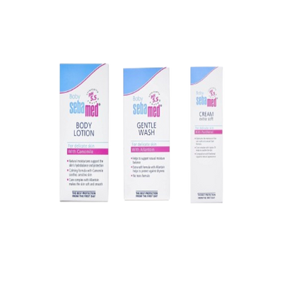 Sebamed Baby Combo Cream, Baby Wash Lotion, 50ml