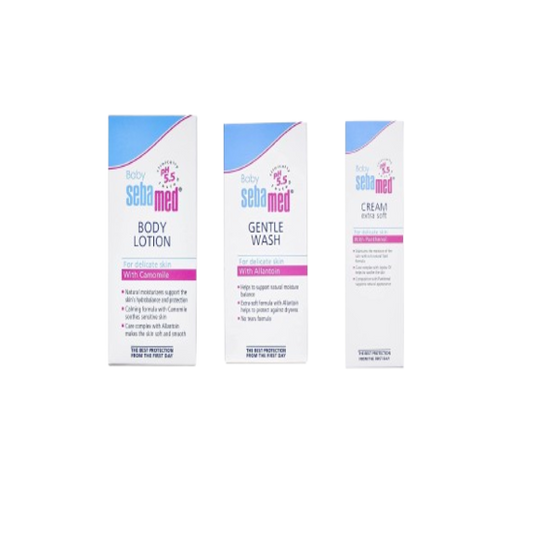 Sebamed Baby Combo Cream, Baby Wash Lotion, 50ml