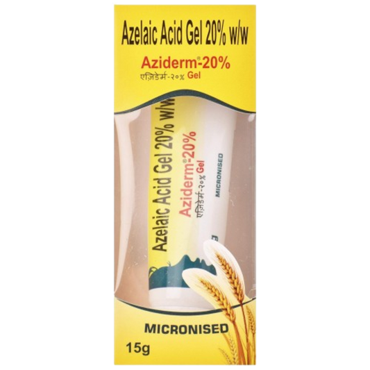Aziderm 20% Gel, 15gm