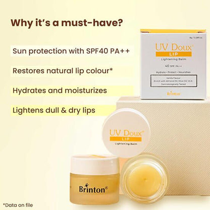 Uv Doux Lip Lightening Balm SPF 40,