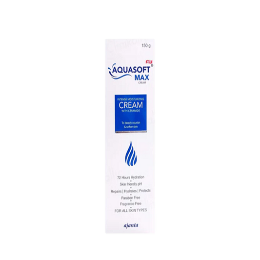 Aquasoft Max Intensive Moisturizing Cream, 150g