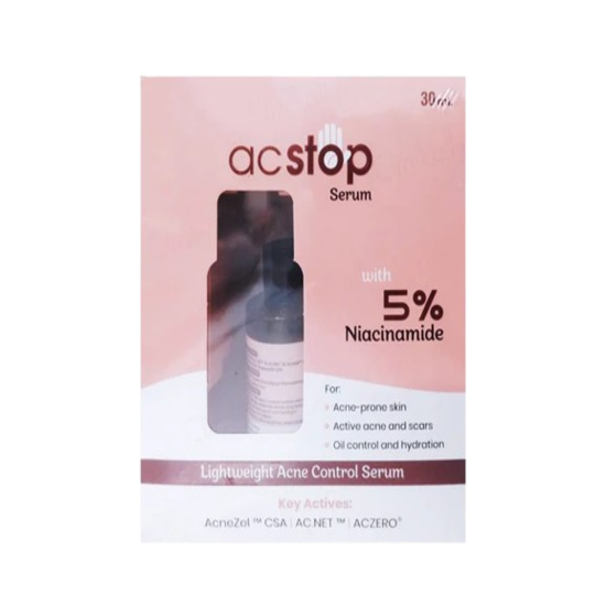 Acstop Lightweight Acne Control Face Serum 5% 30ml