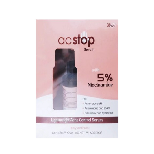 Acstop Lightweight Acne Control Face Serum 5% 30ml