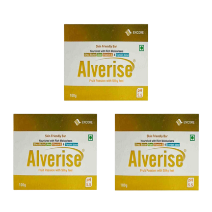 Alverise Skin Friendly Bar 75gm Pack of 3