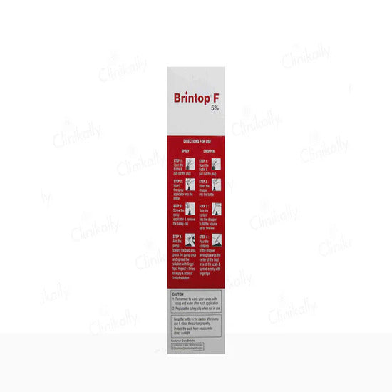 Brintop F 5% Topical Solution, 100ml