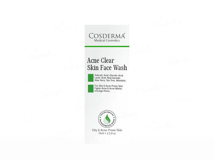 Cosderma Acne Clear Skin Face Wash,