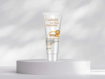 Cosderma Coshield Gel Base Aloe Vera Sunscreen SPF 50 PA+++ 50ml