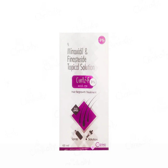 Curlz-F 3% Topical Solution 60 ml