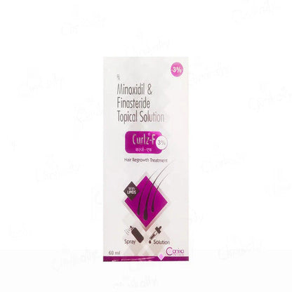 Curlz-F 3% Topical Solution 60 ml