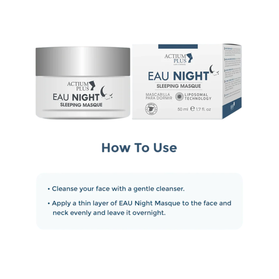 Actium Plus EAU Night Sleeping Masque 50ml