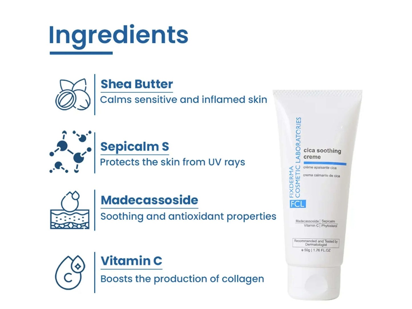 Fixderma Cica Soothing Cream 50gm