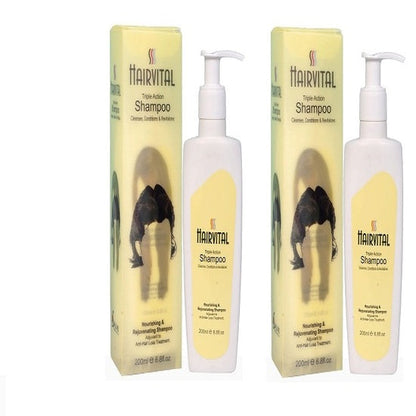 Hairvital Triple Action Shampoo, 200ml