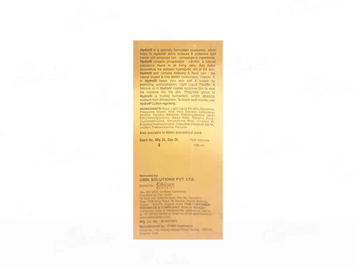 Hydrofil Emollient Lotion, 100ml
