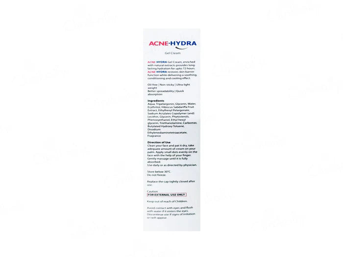 Acne Hydra Gel Cream 75gm