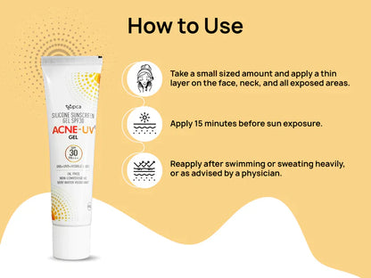 Acne-UV Gel Sunscreen SPF 30 PA+++, 60gm