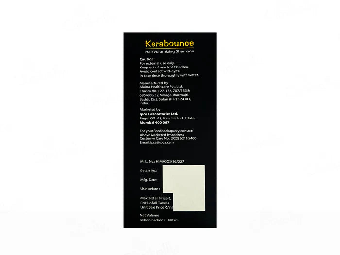 IPCA Kerabounce Hair Volumizing Shampoo 100ml