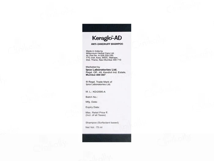 Keraglo - AD Anti-Dandruff Shampoo, 75ml