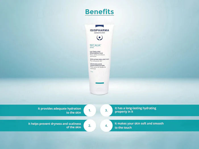 Isispharma Secalia AHA Exfoliating Emollient Milk 200ml