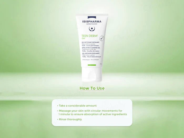 Isispharma Teen Derm Exfoliating Cleansing Gel 150ml