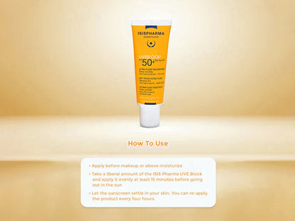 Isispharma UVE Block Dry Touch Ultra-Fluid Sunscreen SPF 50+ PA++++ 40ml