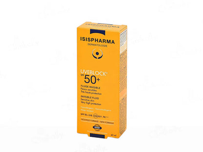 Isispharma UVE Block Invisible Fluid Sunscreen SPF 50+ PA++++ 40ml